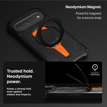 Google Pixel 11 XL TerraGuard ACTIVE Magnetic Ring Stand Rugged Case