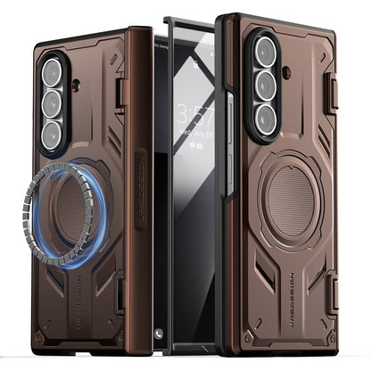 Samsung Galaxy Z Fold 7 Luxury Mobile phone cover card holder hinge protector built-in screen shield slim rugged daily carry durable case by VRS DESIGN