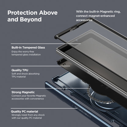 Samsung Galaxy Z Fold 7 Luxury Mobile phone cover card holder hinge protector built-in screen shield slim rugged daily carry durable case by VRS DESIGN