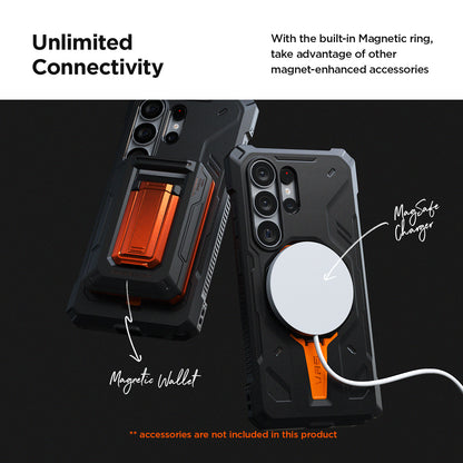 S26 Ultra reliable stand case with precise camera cutout