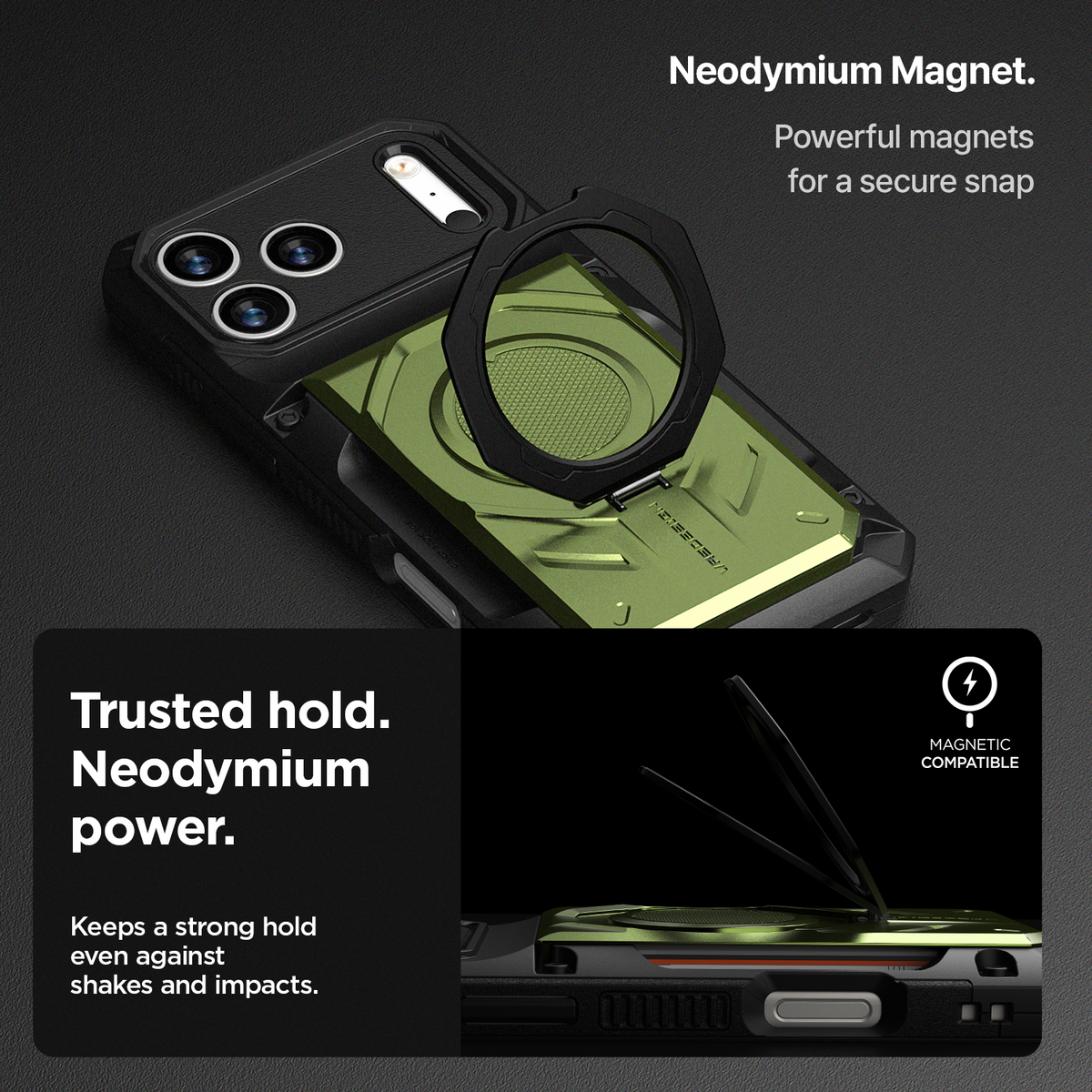 For iPhone 18 Pro / 17 Pro Case Damda Glide Hybrid (Newly Upgraded)