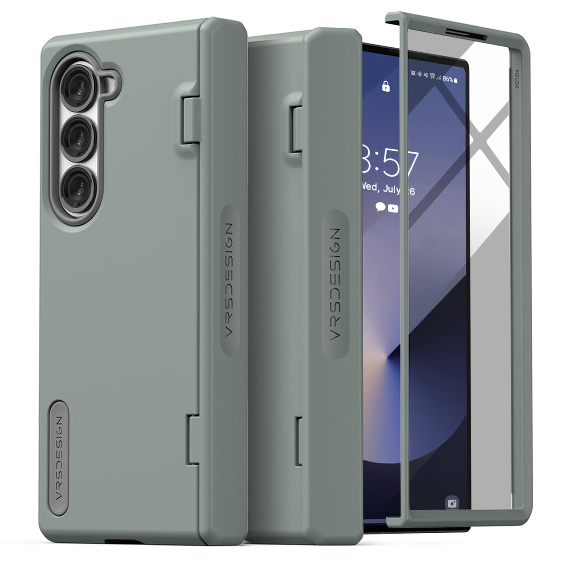 Galaxy Z Fold 6 Case Terra Guard Modern 360 Screen Protector