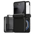 Samsung Galaxy Z Flip 7 Luxury Mobile phone cover card holder hinge protector built-in screen shield slim rugged daily carry durable case by VRS DESIGN
