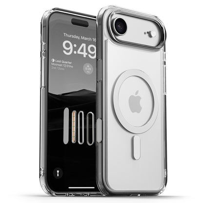 Apple iPhone 17 Pro Max slim and lightweight clear case magsafe crystal mix anti yellowing slim bumper bezel camera button by VRS DESIGN
