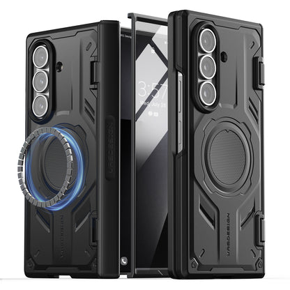 Samsung Galaxy Z Fold 7 Luxury Mobile phone cover card holder hinge protector built-in screen shield slim rugged daily carry durable case by VRS DESIGN