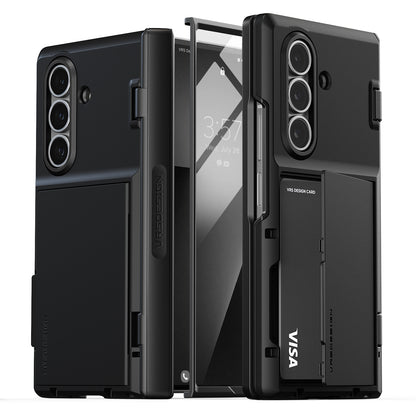 Samsung Galaxy Z Fold 7 Luxury Mobile phone cover card holder hinge protector built-in screen shield slim rugged daily carry durable case by VRS DESIGN