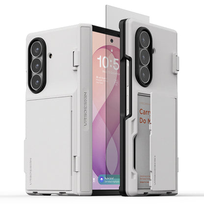 VRS DESIGN Modern GO wallet case for Samsung Galaxy Z Fold 8 Ultra with built-in card storage and full-device protection.