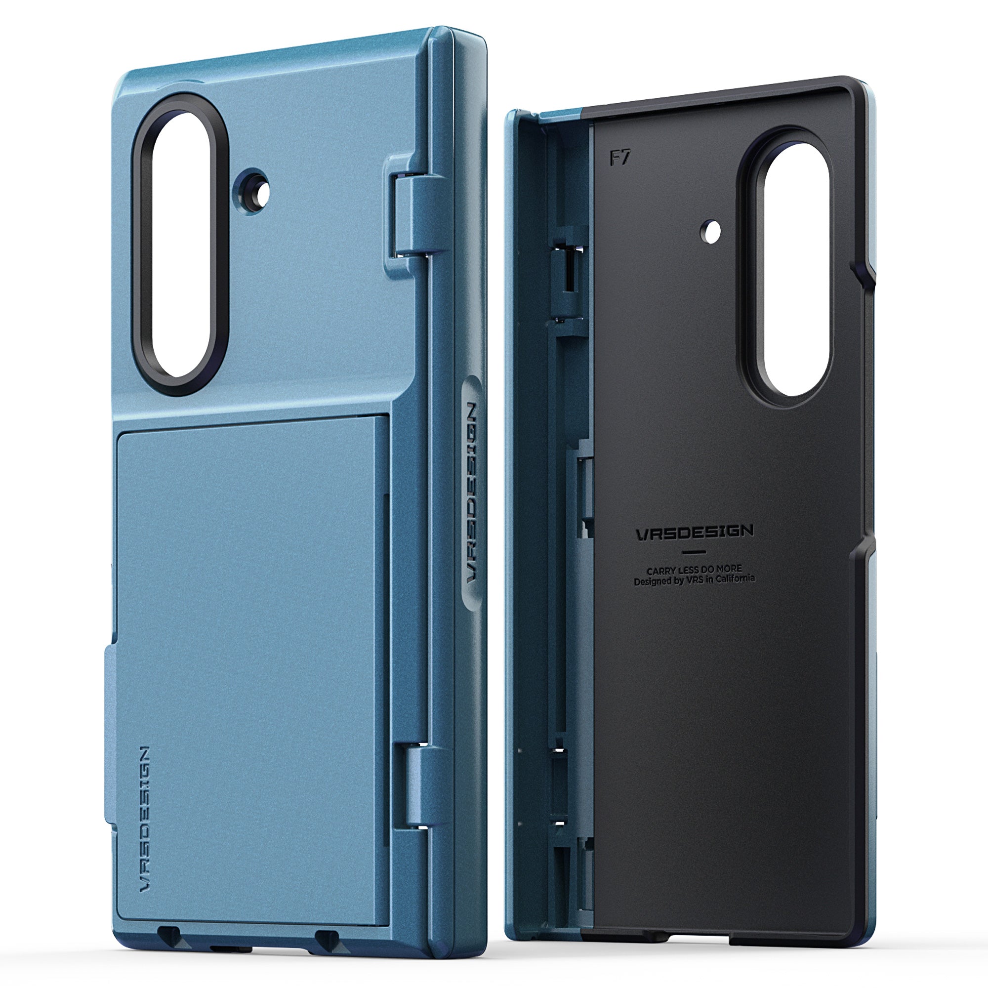 Samsung Galaxy Z Fold 7 Luxury Mobile phone cover card holder hinge protector built-in screen shield slim rugged daily carry durable case by VRS DESIGN