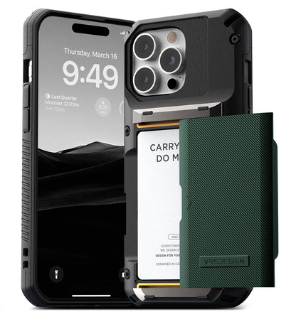 iPhone 16 Pro Max Case Damda Glide Pro Card Holder Wallet Case by VRS Design