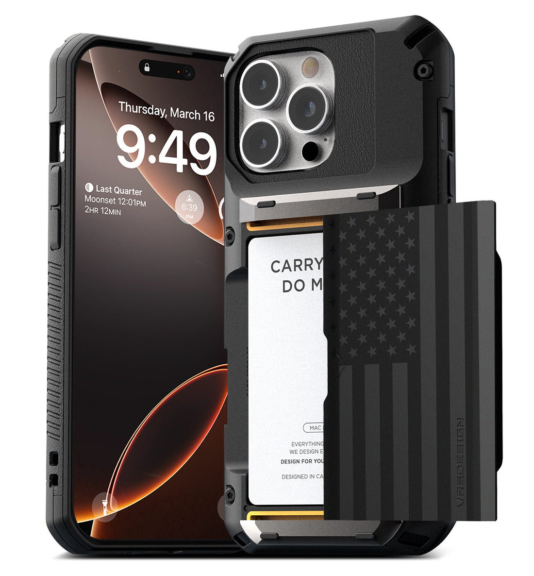 USA Flag iPhone Glide Pro case FREEDOM edition