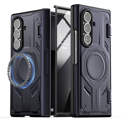 Samsung Galaxy Z Fold 7 Luxury Mobile phone cover card holder hinge protector built-in screen shield slim rugged daily carry durable case by VRS DESIGN