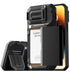 Apple 14 Pro Max rugged Glide wallet case with multiple durable and convenient card slot with sleek minimalist look by VRS card holder wallet protection
