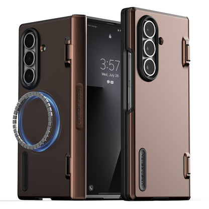 Samsung Galaxy Z Fold 7 Luxury Mobile phone cover card holder hinge protector built-in screen shield slim rugged daily carry durable case by VRS DESIGN