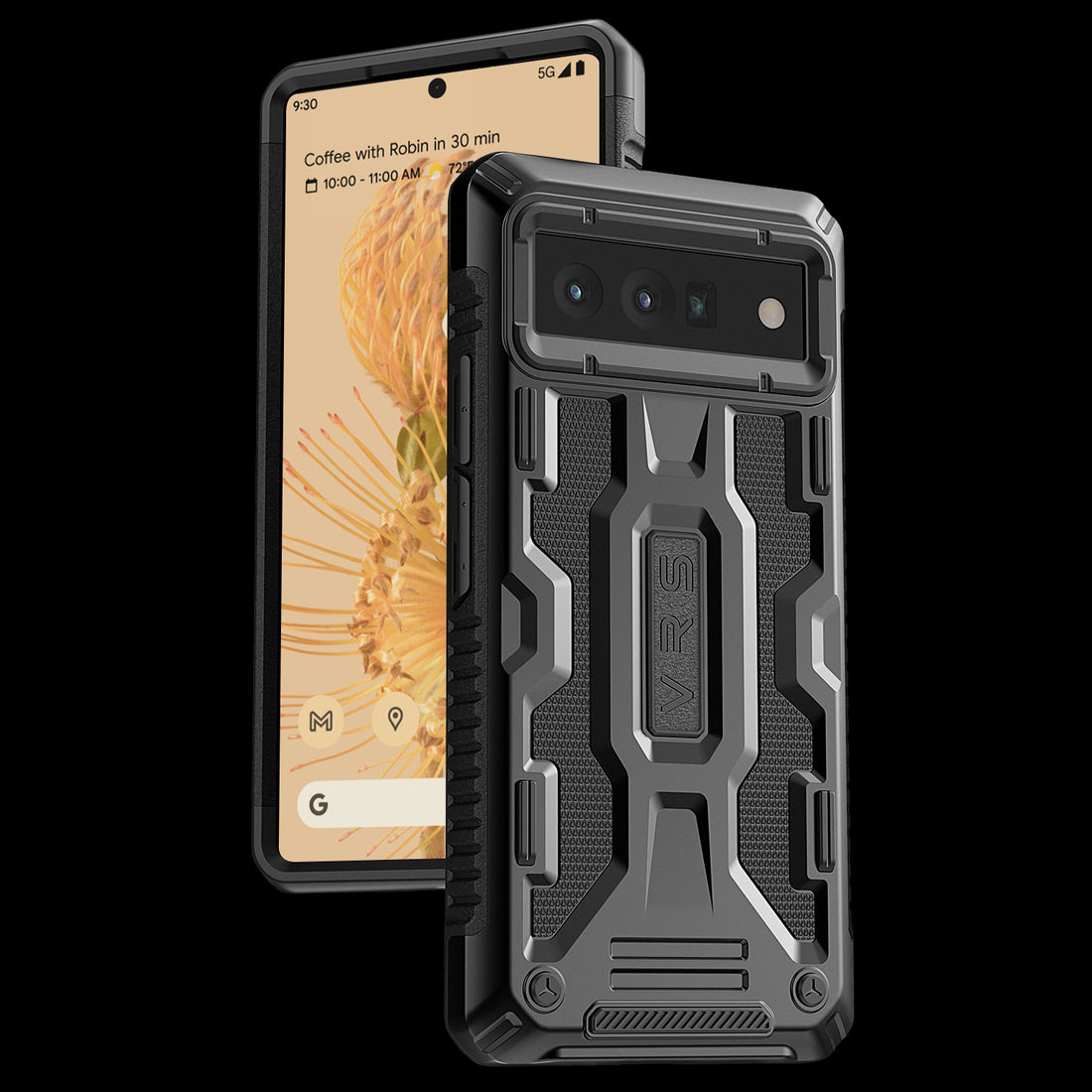 Google Pixel 6 Pro rugged Glide wallet case with multiple durable and convenient card slot with sleek minimalist look by VRS