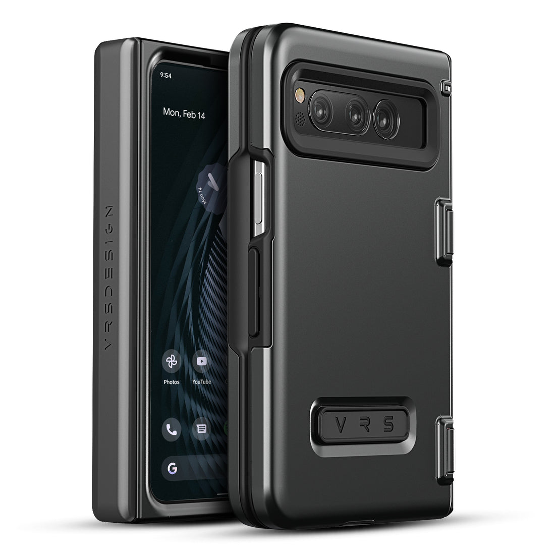 Google Pixel Fold rugged modern wallet case with multiple durable and convenient card slot with sleek minimalist look by VRS