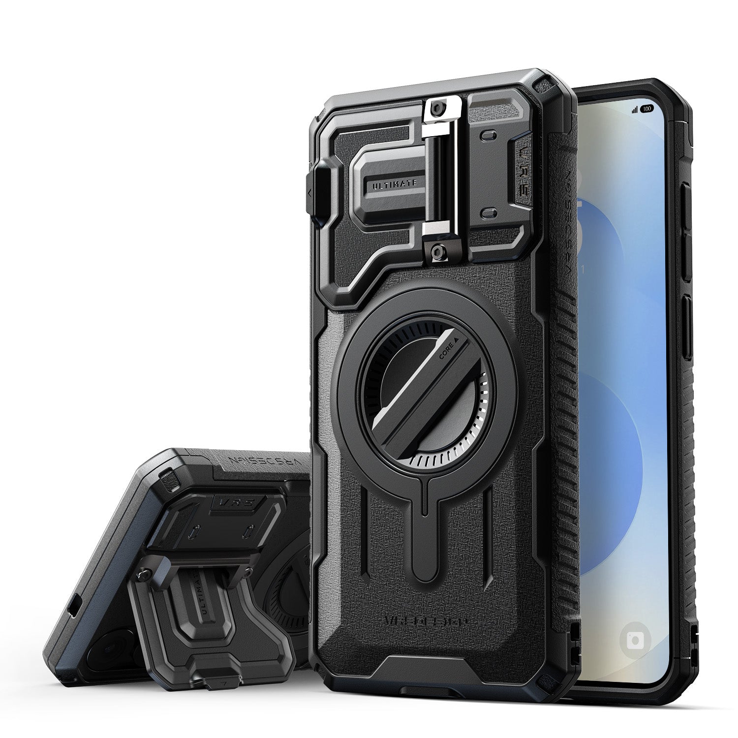 Protective Samsung Galaxy S25 mobile case Camera Cover magsafe Cover Matte Black / Galaxy S25 Plus Protective Samsung Galaxy S25 mobile case Camera Cover magsafe Cover Matte Black / Galaxy S25 Plus