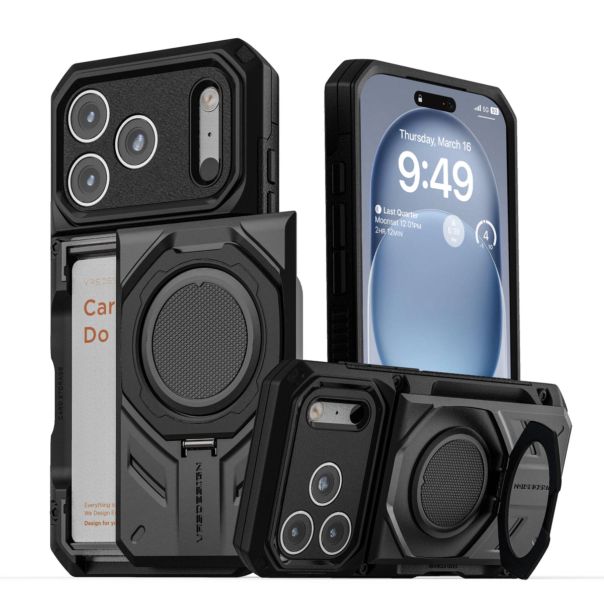 For iPhone 18 Pro / 17 Pro Case Damda Glide Hybrid (Newly Upgraded)