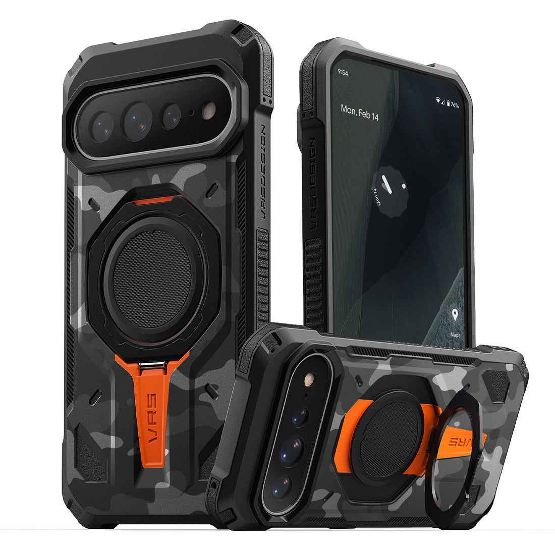 Google Pixel 11 XL TerraGuard ACTIVE Magnetic Ring Stand Rugged Case