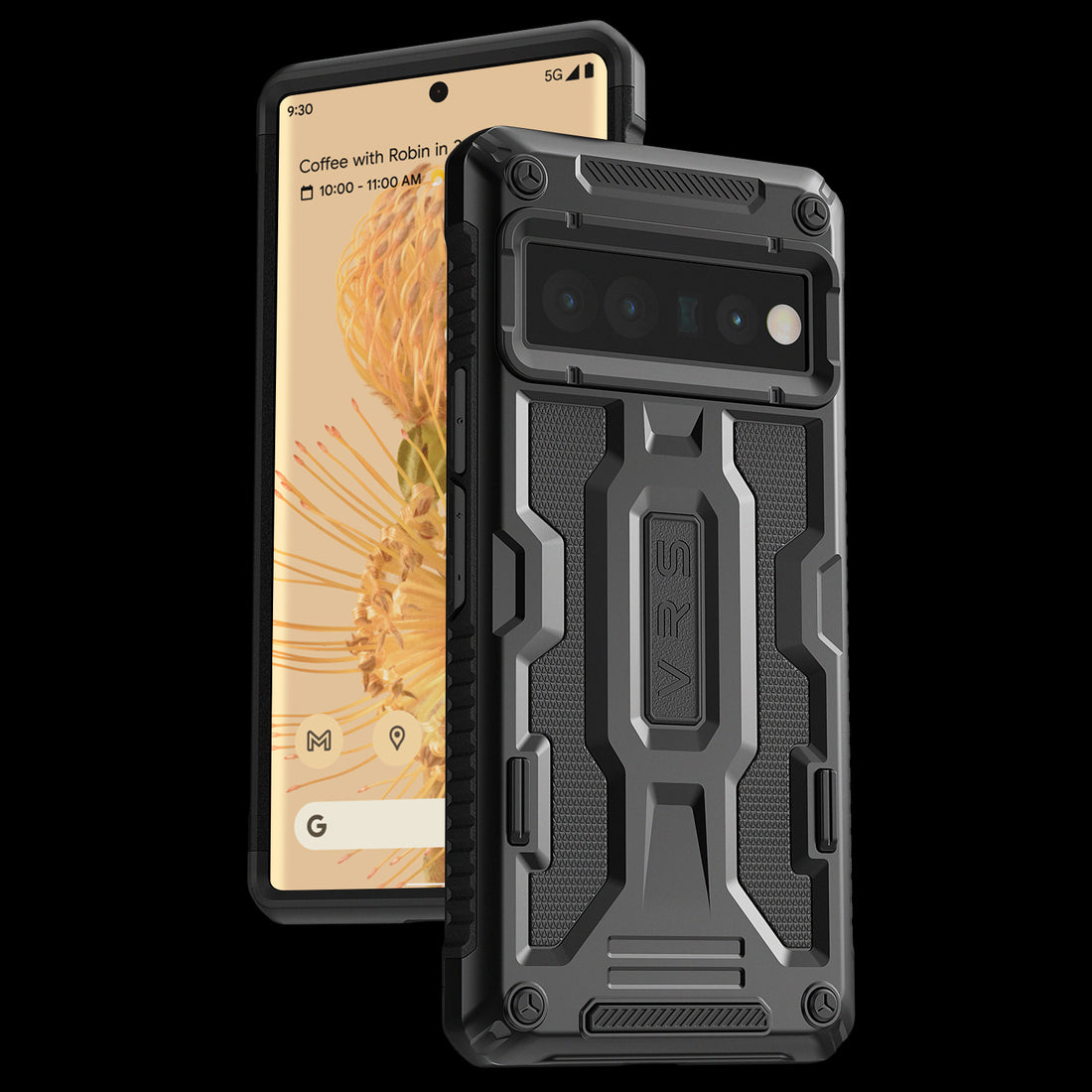 Google Pixel 6 Pro rugged Glide wallet case with multiple durable and convenient card slot with sleek minimalist look by VRS