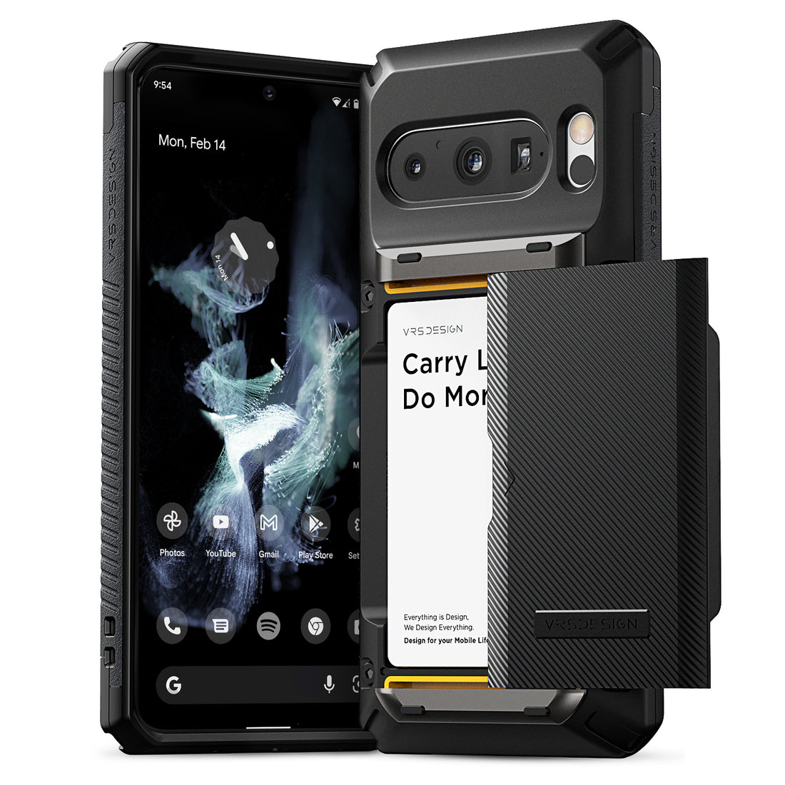 google pixel 8 pro max case wallet kickstand rugged protection all in one modern stout men women outdoor essential card carry wallet holder damda glide pro