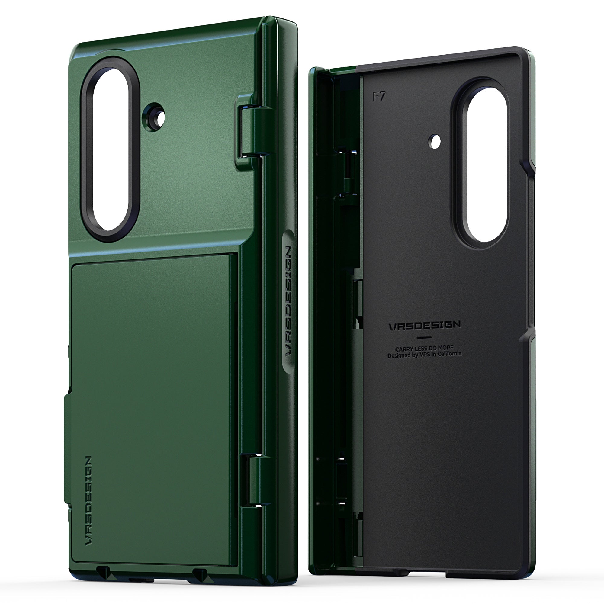 Samsung Galaxy Z Fold 7 Luxury Mobile phone cover card holder hinge protector built-in screen shield slim rugged daily carry durable case by VRS DESIGN