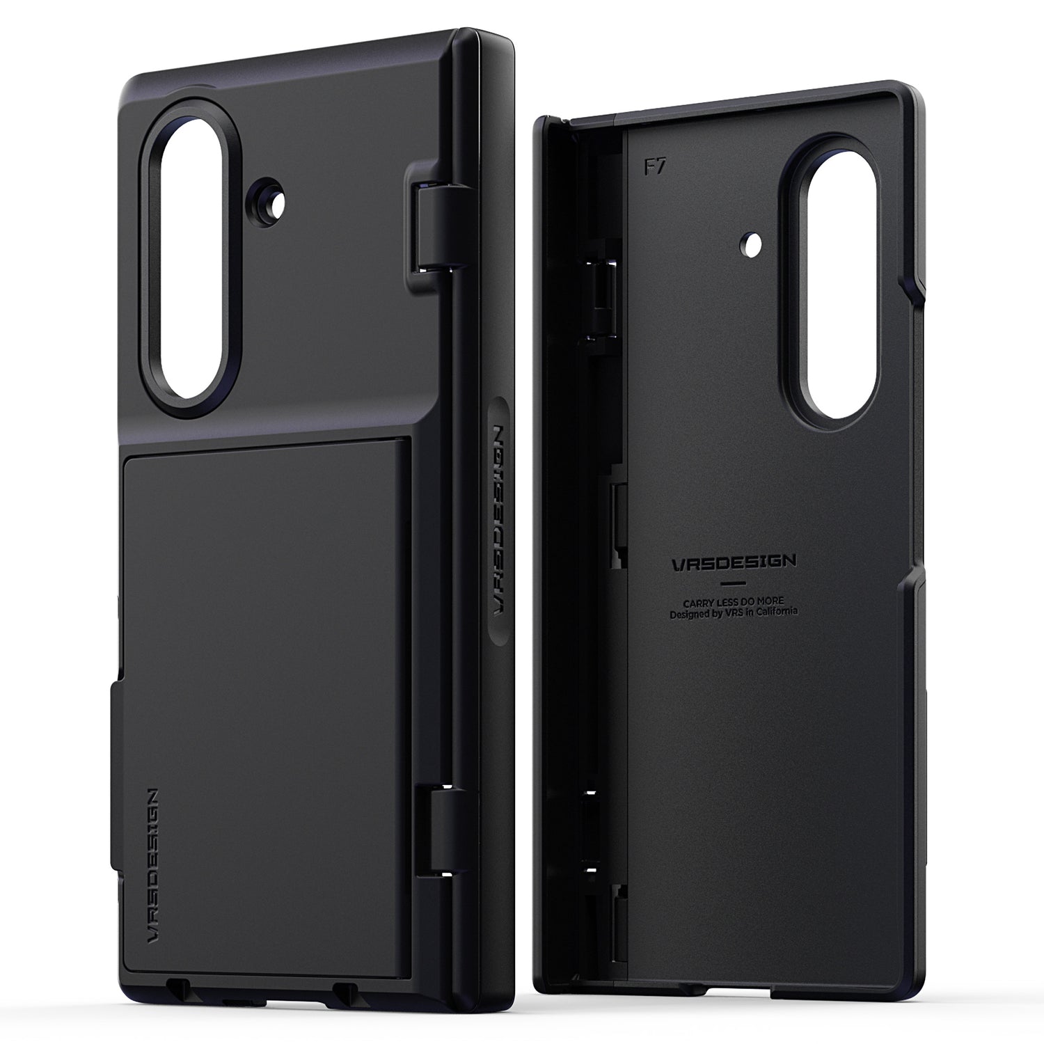 Samsung Galaxy Z Fold 7 Luxury Mobile phone cover card holder hinge protector built-in screen shield slim rugged daily carry durable case by VRS DESIGN