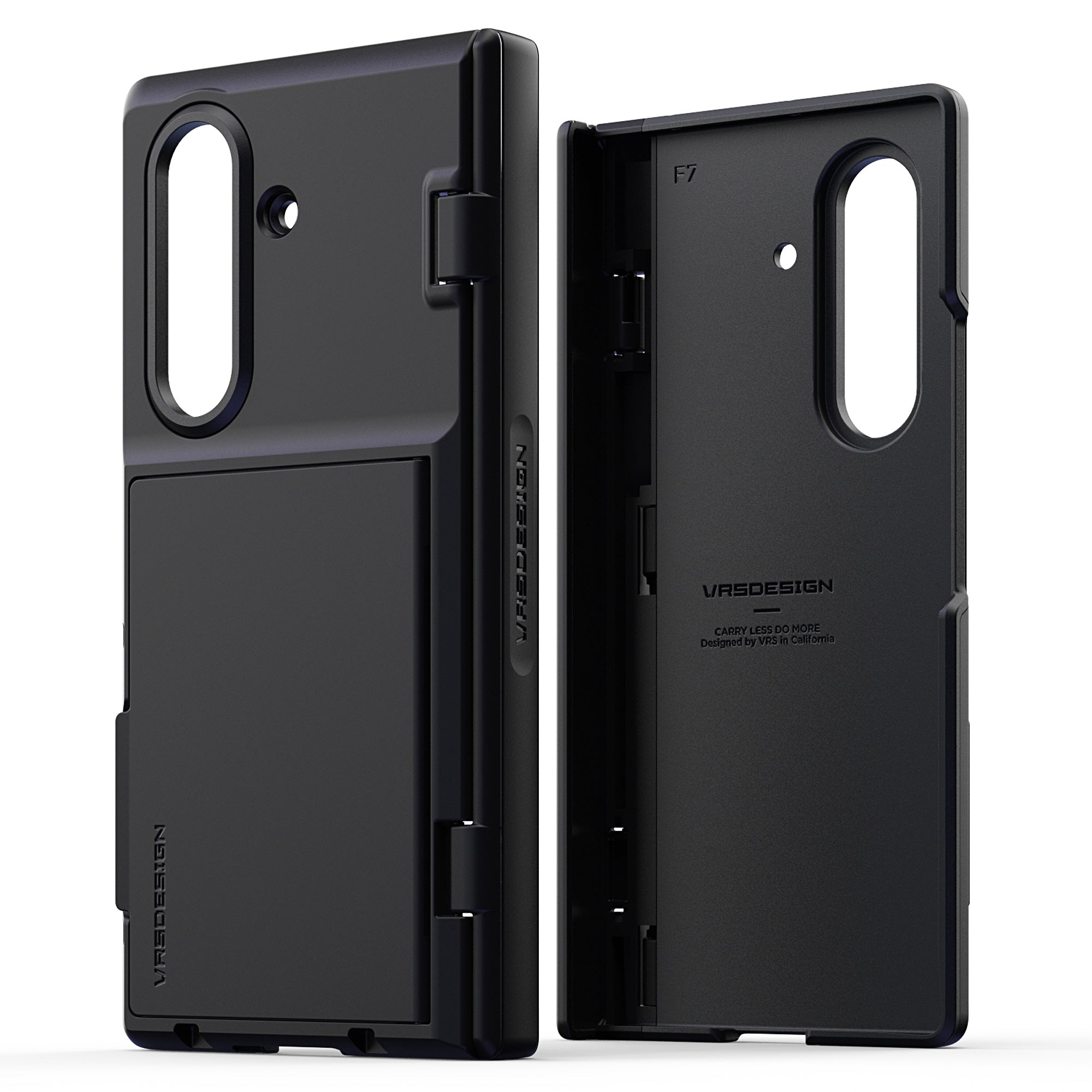 Samsung Galaxy Z Fold 7 Luxury Mobile phone cover card holder hinge protector built-in screen shield slim rugged daily carry durable case by VRS DESIGN