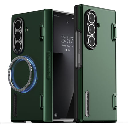 Samsung Galaxy Z Fold 7 Luxury Mobile phone cover card holder hinge protector built-in screen shield slim rugged daily carry durable case by VRS DESIGN