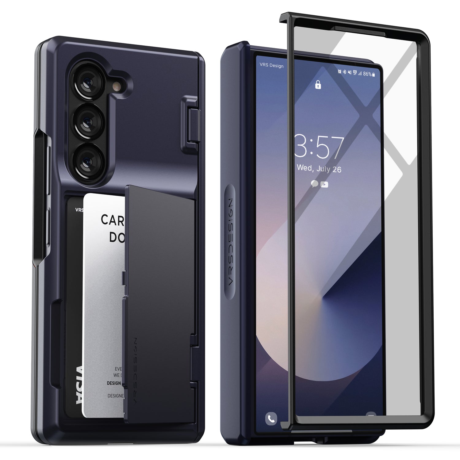 VRS Design Galaxy Z Fold 6 Case Terra Guard Modern Go Navy VRS Design Galaxy Z Fold 6 Case Terra Guard Modern Go Navy