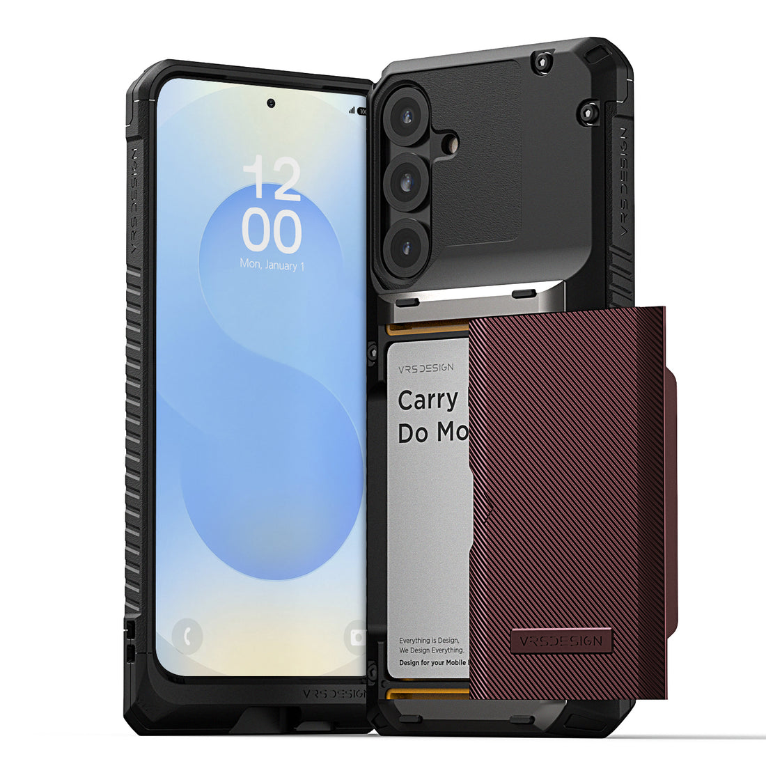 Premium rugged durable Samsung Galaxy S25 Plus Mobile wallet case and accessories by VRS Design