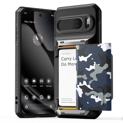 google pixel pro 10 XL Rugged case wallet card holder compartment easy carry smart cute kickstand quick convenient modern red green color cute women outdoor