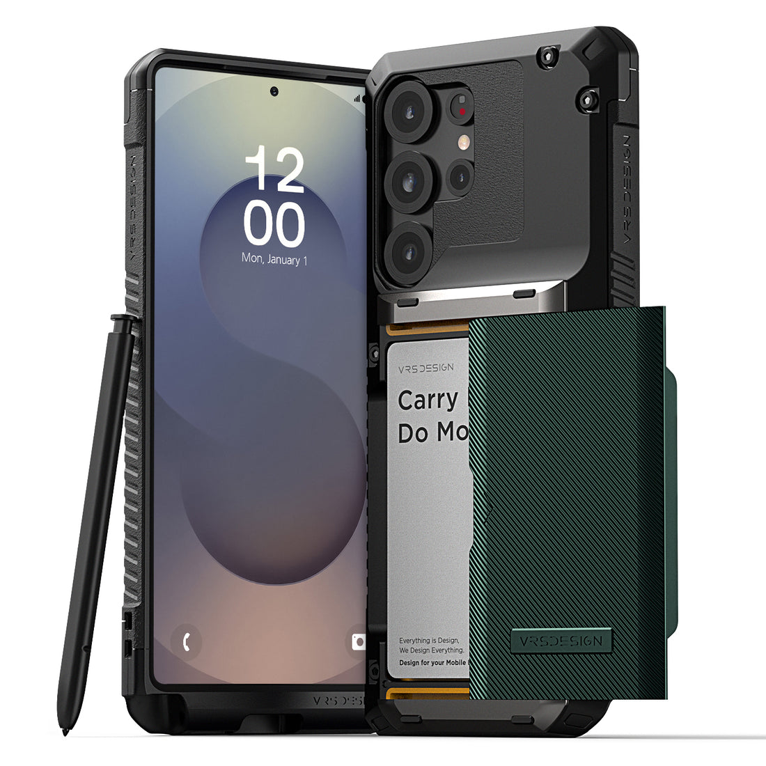 Premium rugged durable Samsung Galaxy S25 Plus Mobile wallet case and accessories by VRS Design