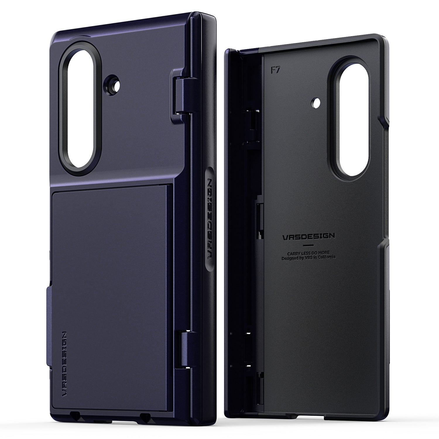 Samsung Galaxy Z Fold 7 Luxury Mobile phone cover card holder hinge protector built-in screen shield slim rugged daily carry durable case by VRS DESIGN