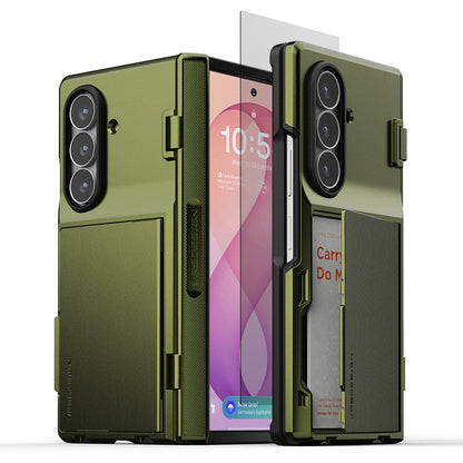 Rear view of the Galaxy Z Fold 8 Ultra Modern GO case featuring an integrated card holder and modern protective design.