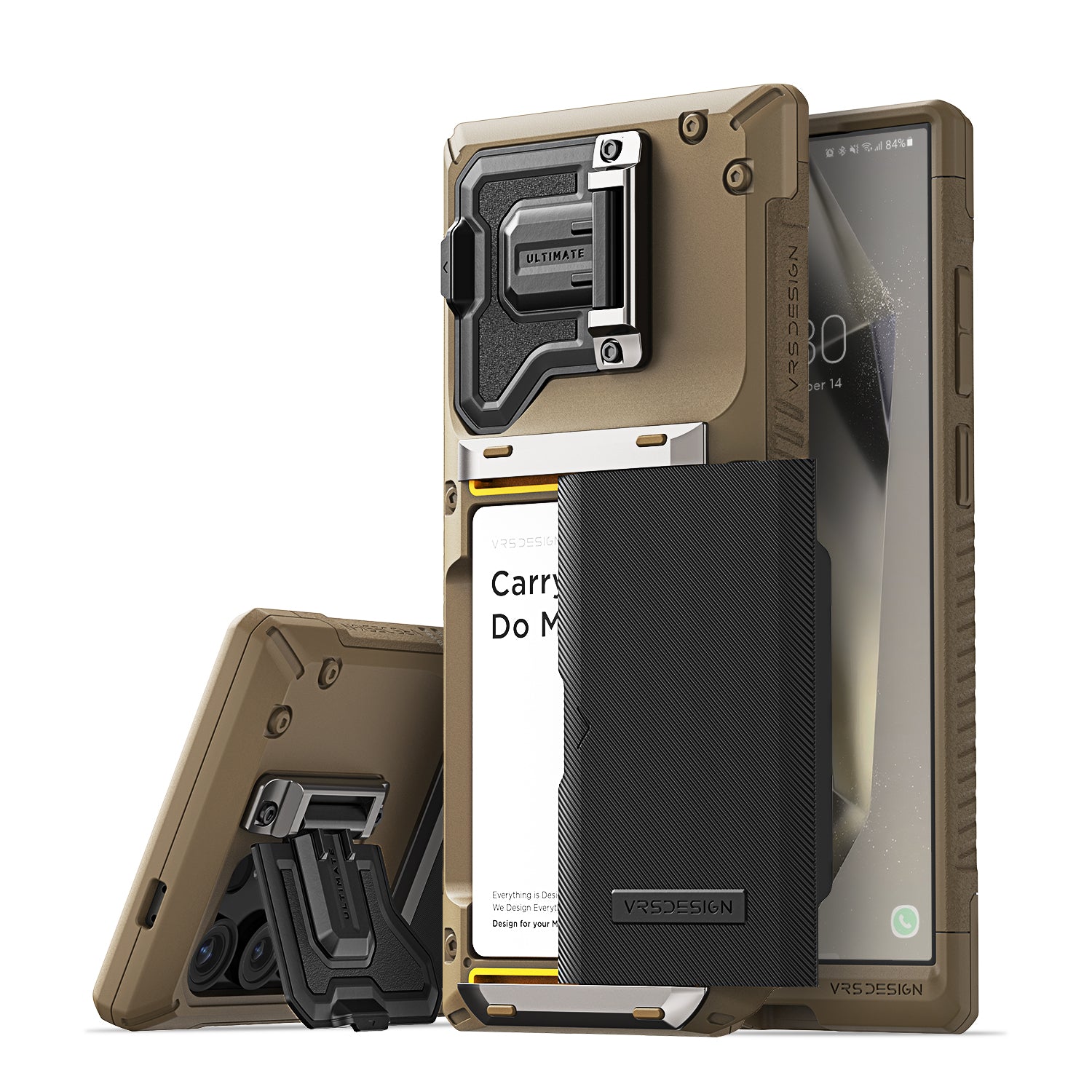 Modern Samsung Galaxy S24 Ultra case Glide DUOGUARD by VRS DESIGN