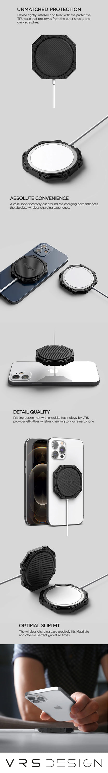 VRS Design® Minimalist Apple AirTag protective cover case by VRS