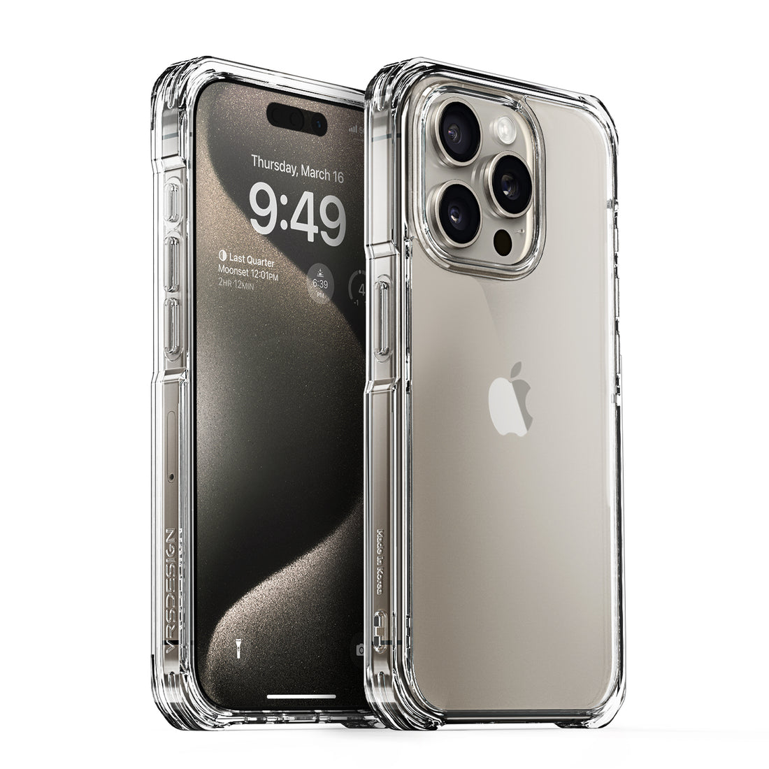iPhone 15 Pro Case Terra Guard Crystal Ultimate Clear Case by VRS Design