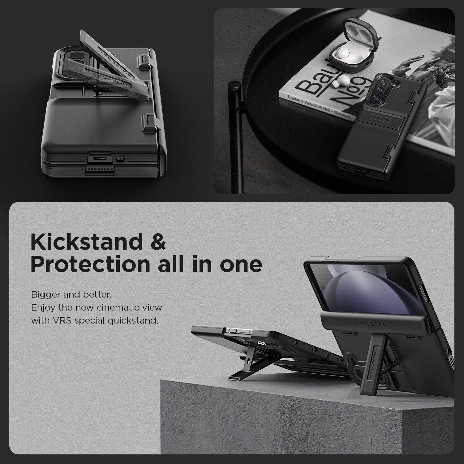 Galaxy Z Fold 5 5G Case Quick Stand Modern Series