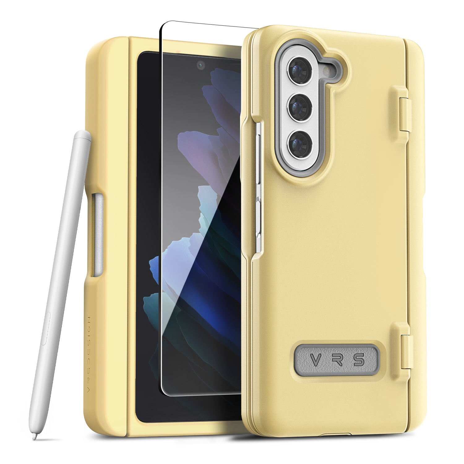 New Galaxy Z Fold 5 modern rugged lightweight minimalist case by