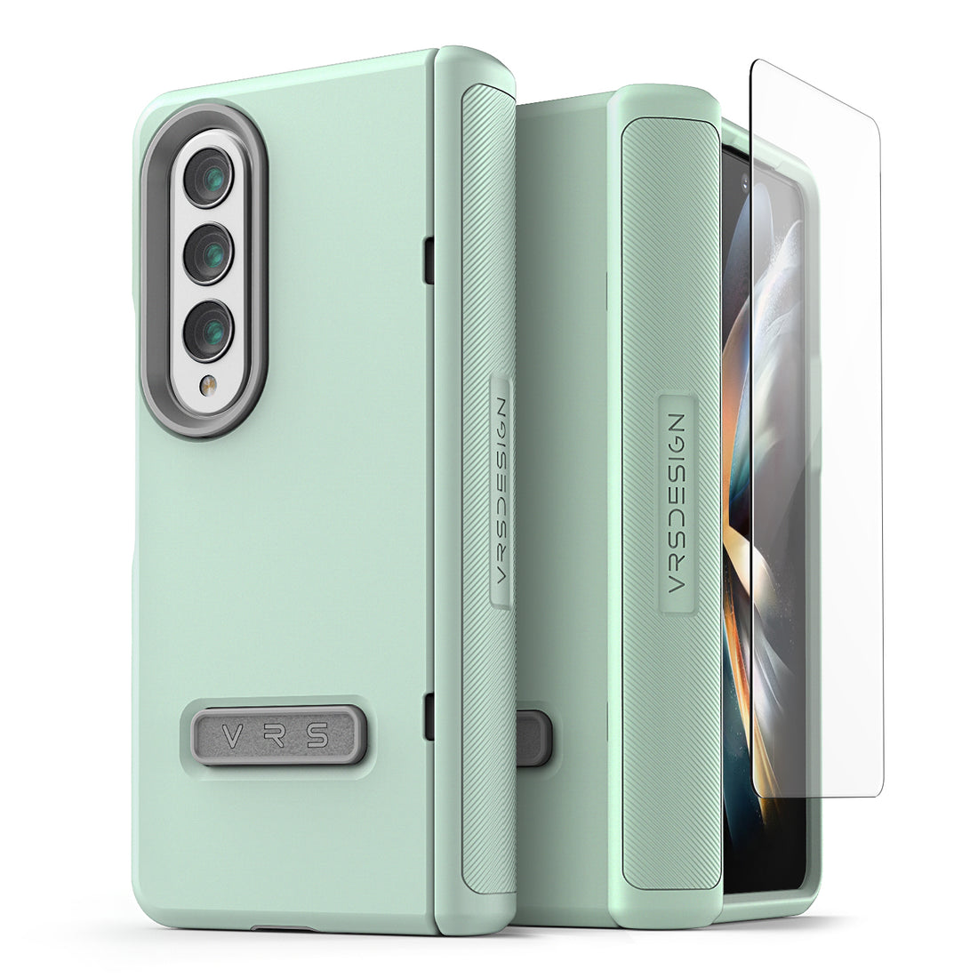 Samsung Galaxy Z Fold 4 wallet rugged case with multiple durable and convenient card slot with sleek minimalism by VRS