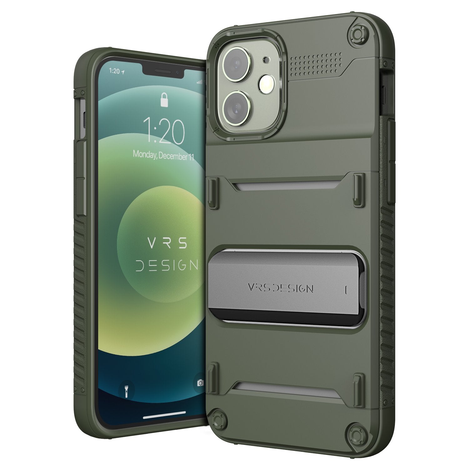 Apple iPhone 12 mini Quickstand Case by VRS DESIGN Rugged and
