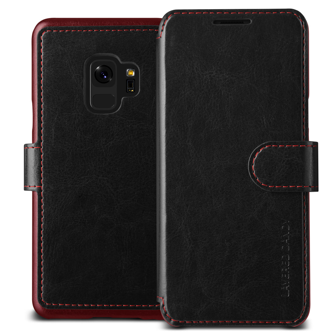 Samsung Galaxy S9 wallet rugged case with multiple durable and convenient card slot with sleek minimalism by VRS