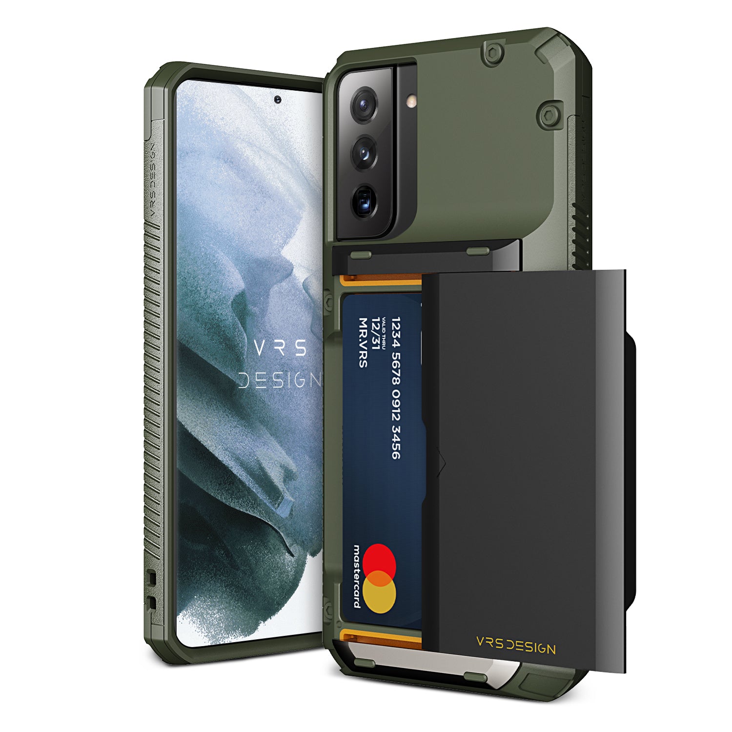 Samsung Galaxy S21 Plus Damda Glide Pro Rugged Wallet Case by VRS