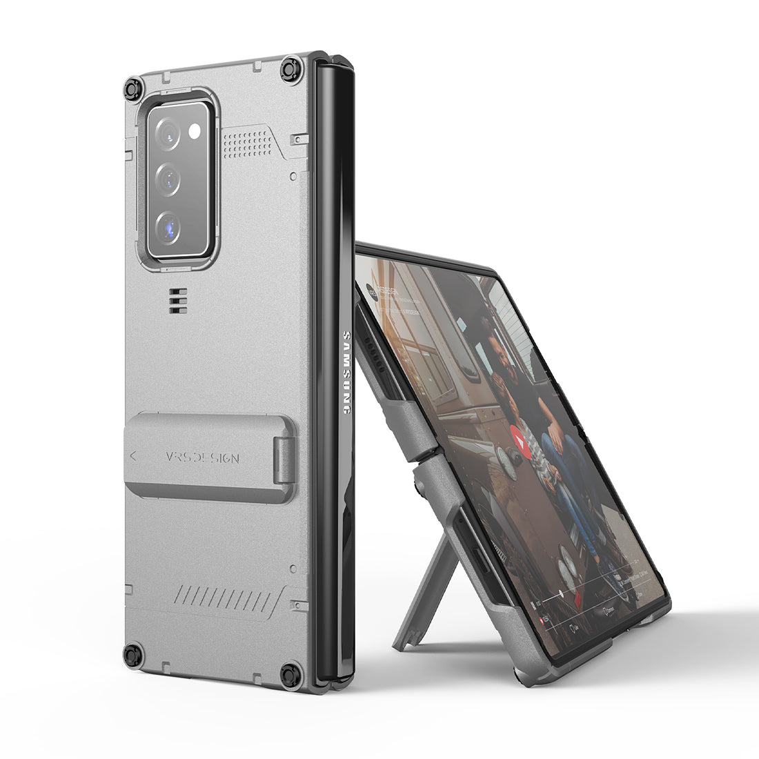 Samsung Galaxy Z Fold 2 wallet rugged case with multiple durable and convenient card slot with sleek minimalism by VRS