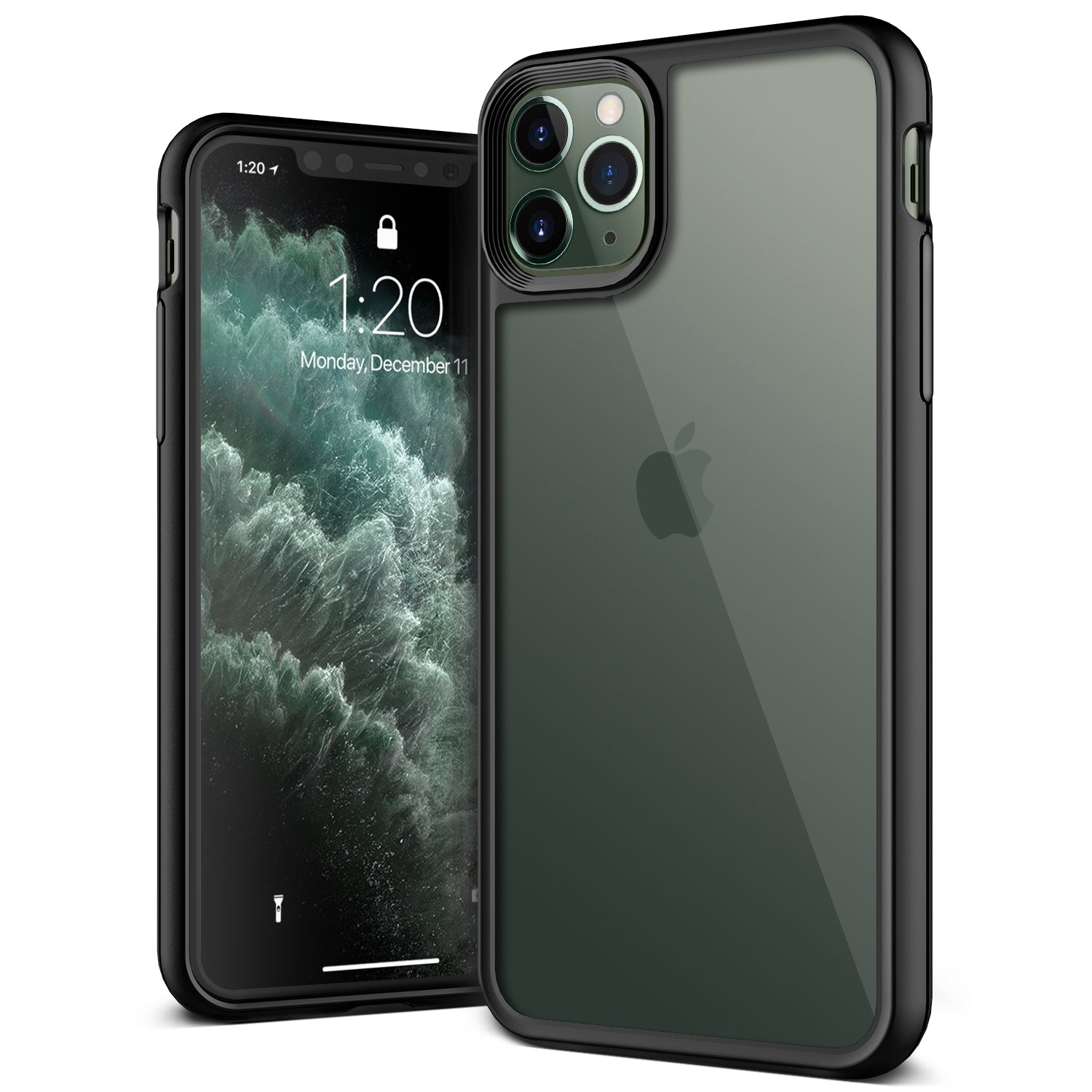 iPhone 11 Pro Max Case Damda Crystal Mixx Clear acrylic body prevent scratches and  provide flawless transparent case.
