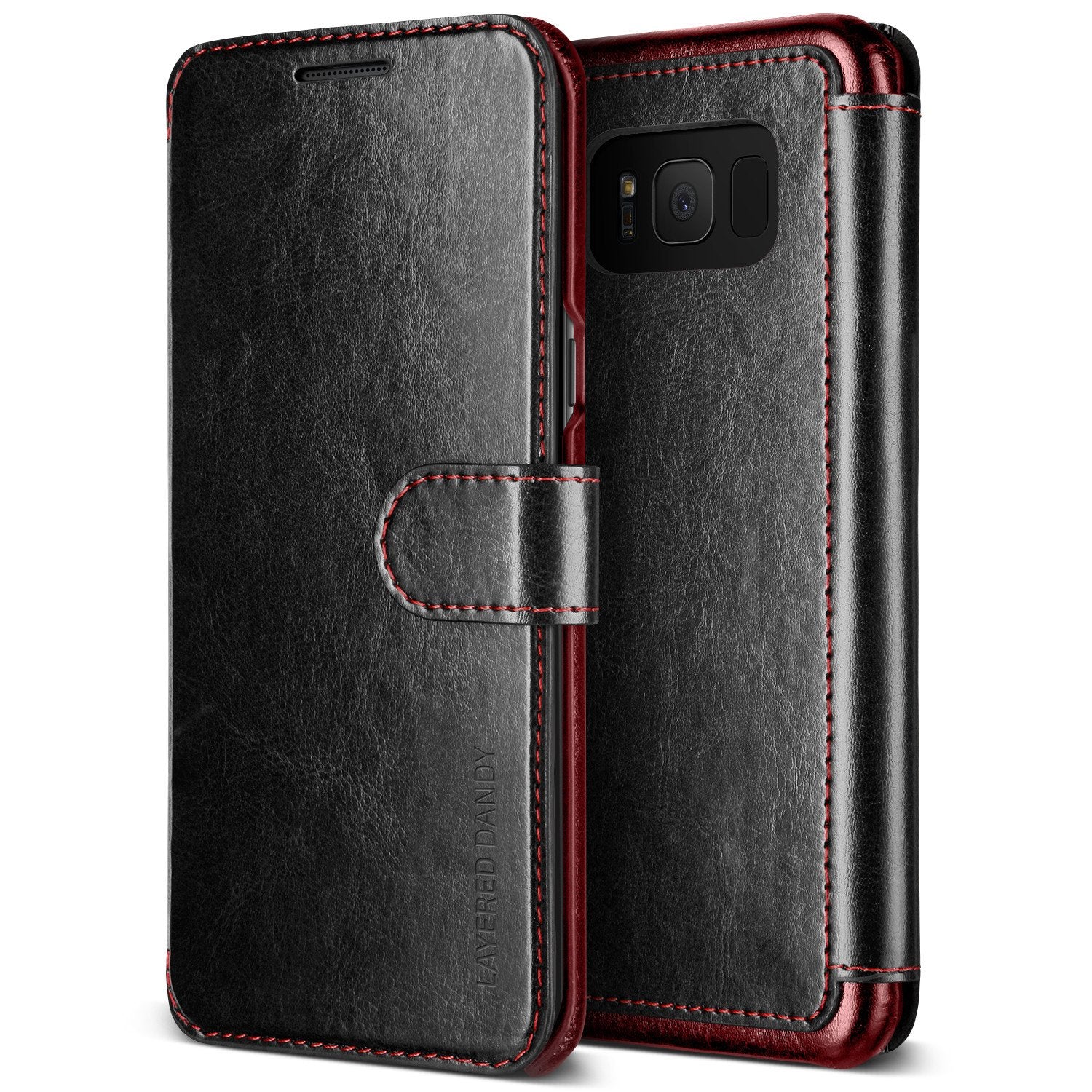 Samsung Galaxy S8 Plus rugged wallet case with multiple durable and convenient card slot with sleek minimalist look by VRS