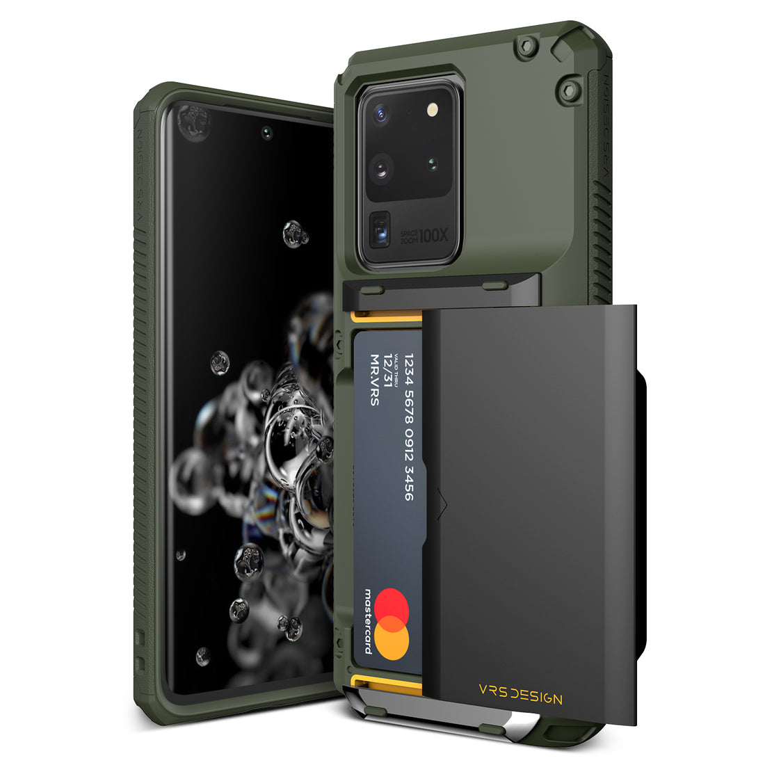 Samsung Galaxy S20 Plus wallet rugged case with multiple durable and convenient card slot with sleek minimalism by VRS