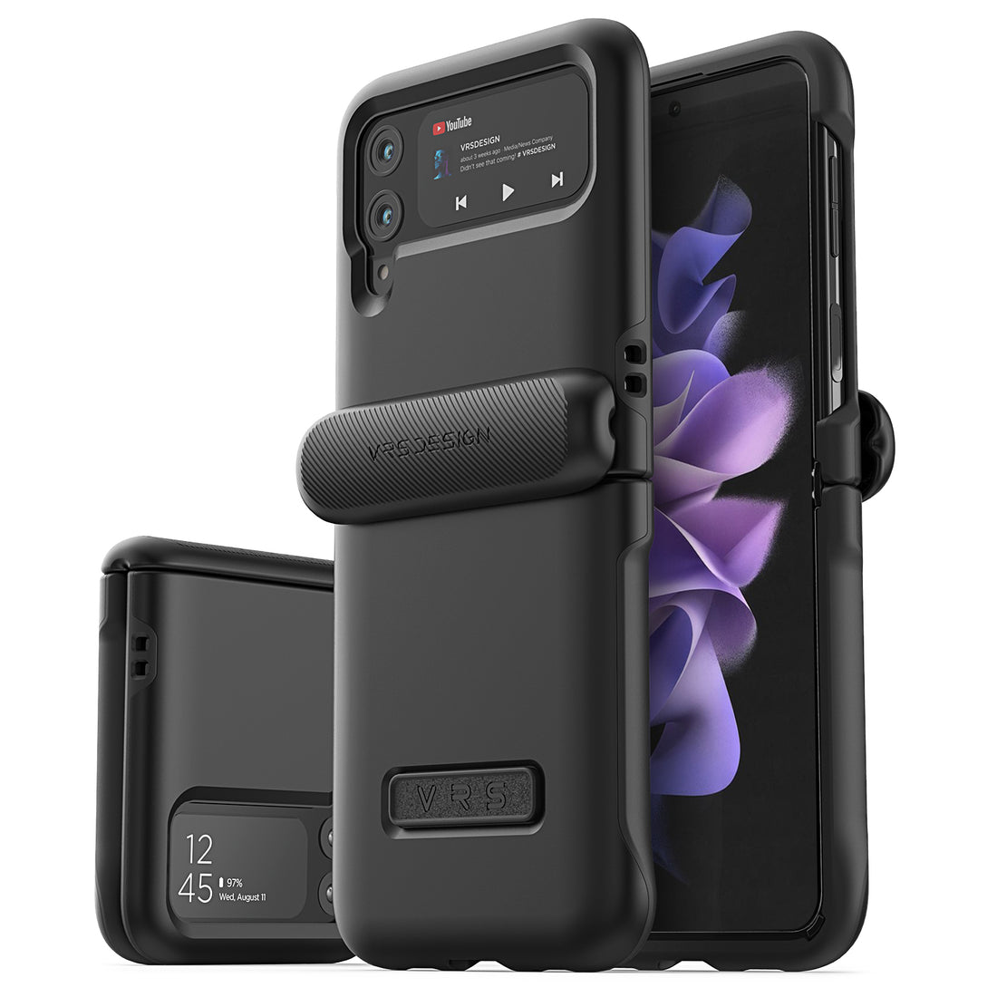 Samsung Galaxy Z Flip rugged slim case with multiple durable and convenient sleek minimalist look slim protection by VRS