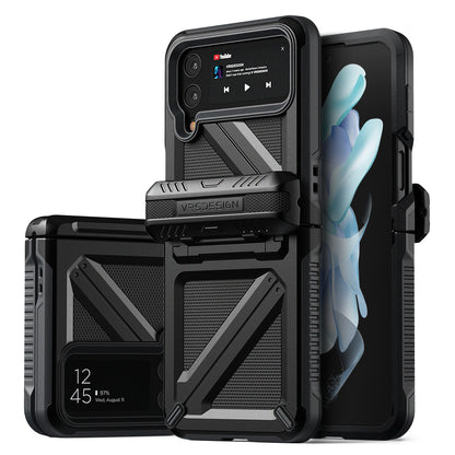 Samsung Galaxy Z Flip 4 rugged slim case with multiple durable and convenient sleek minimalist look slim protection by VRS