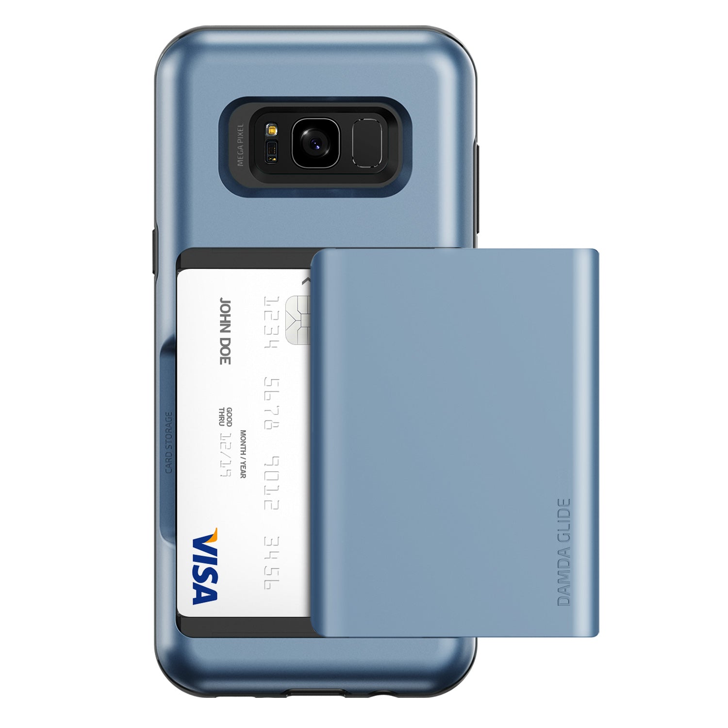 Samsung Galaxy S8 wallet rugged case with multiple durable and convenient card slot with sleek minimalism by VRS